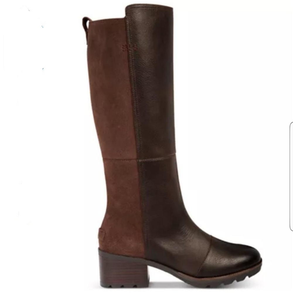 RARE SOREL Black Riding Leather Boots - Picture 14 of 15